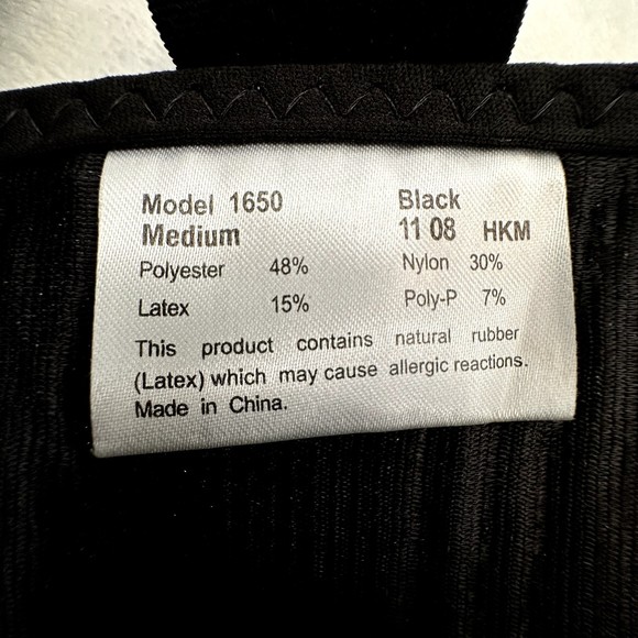 ProFlex 1650 Back Support Belt Size Medium Elastic Adjustable Removable Straps - Picture 7 of 9